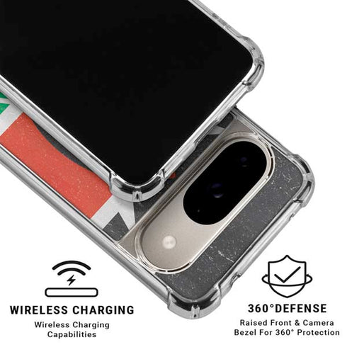 Kenya Flag Distressed Google Pixel 10 Clear Case